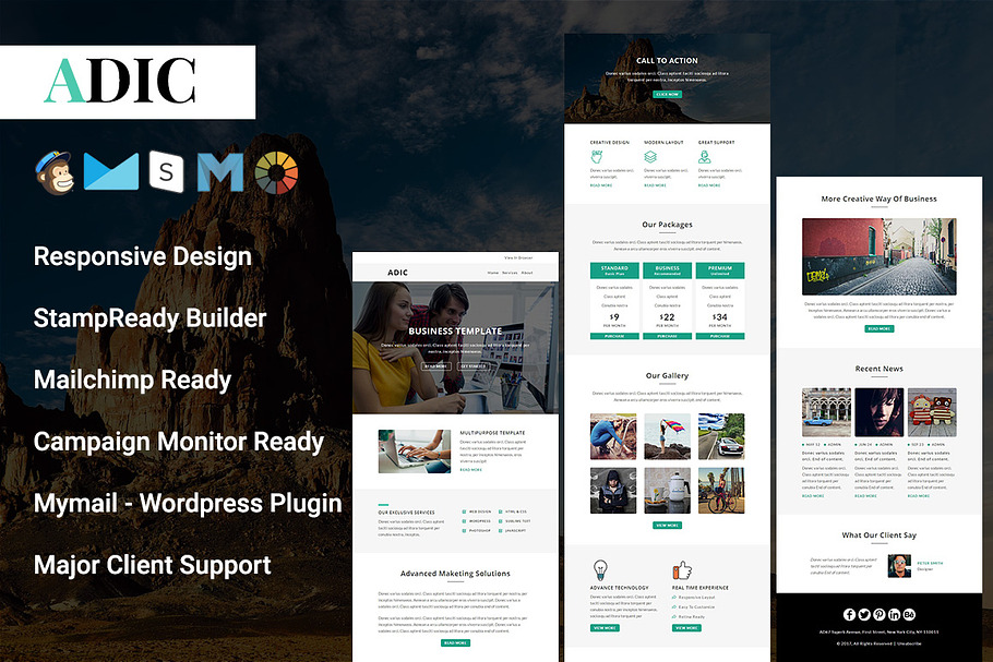 Adic - Responsive Email Template in Mailchimp Templates - product preview 8