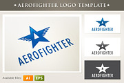 Aero Fighter Logo Template