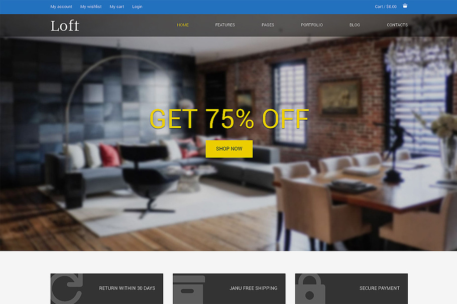 Loft Responsive Bootstrap Site Theme in Bootstrap Themes - product preview 8