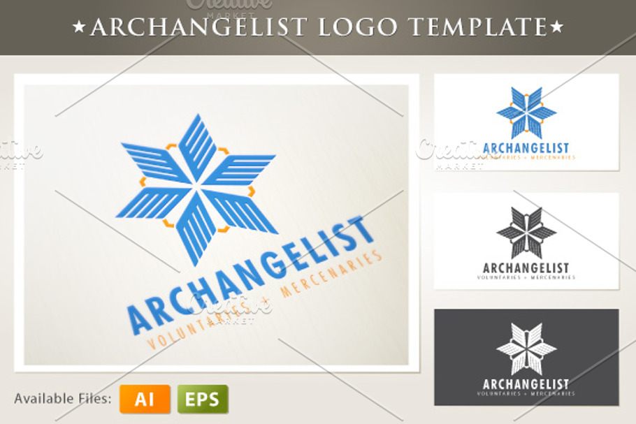 Archangelist Logo Template in Logo Templates - product preview 8