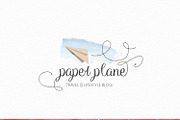 Paper Plane Logo Design - Origami