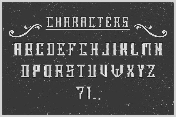 Handcrafted Old Cask label font in Display Fonts - product preview 1