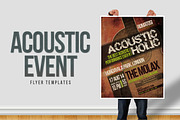 Acoustic Event Flyer Templates