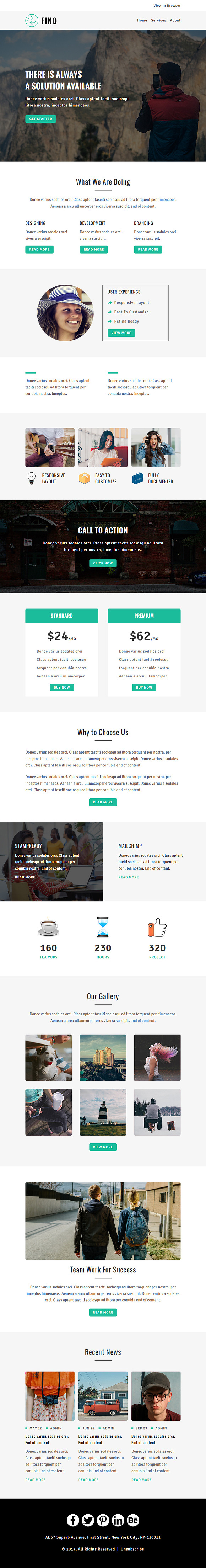 Fino - Responsive Email Template in Mailchimp Templates - product preview 1