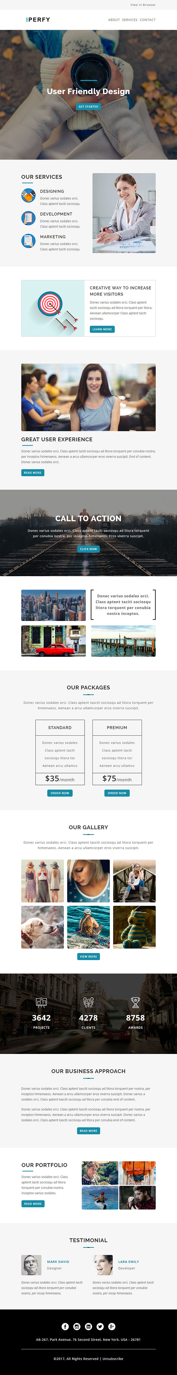 Perfy - Responsive Email Template in Mailchimp Templates - product preview 1