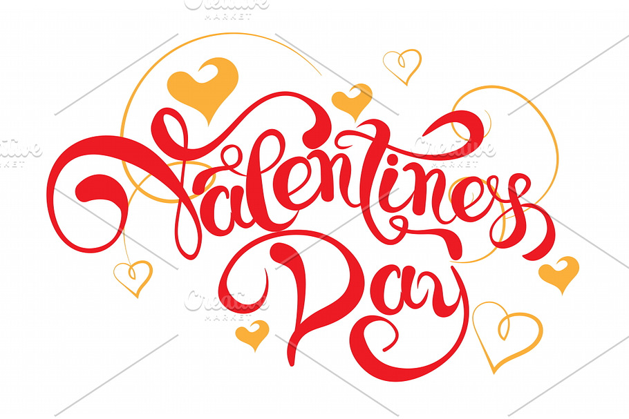 Valentines Day Card in Script Fonts - product preview 8