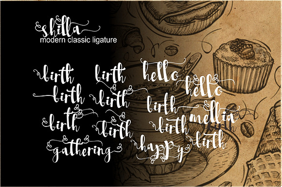 SHILLA in Script Fonts - product preview 9