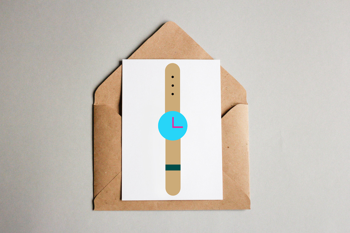 Wristwatch Art Illustration in Illustrations - product preview 8