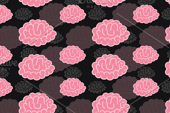 Brain pattern in Patterns - product preview 2