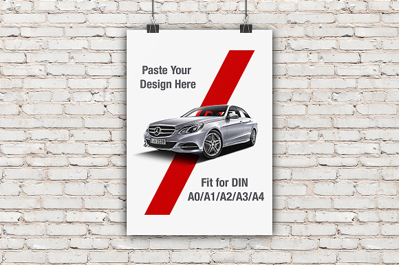 Poster Mockup in Product Mockups - product preview 1