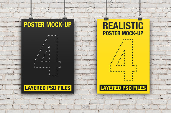 Poster Mockup in Product Mockups - product preview 3