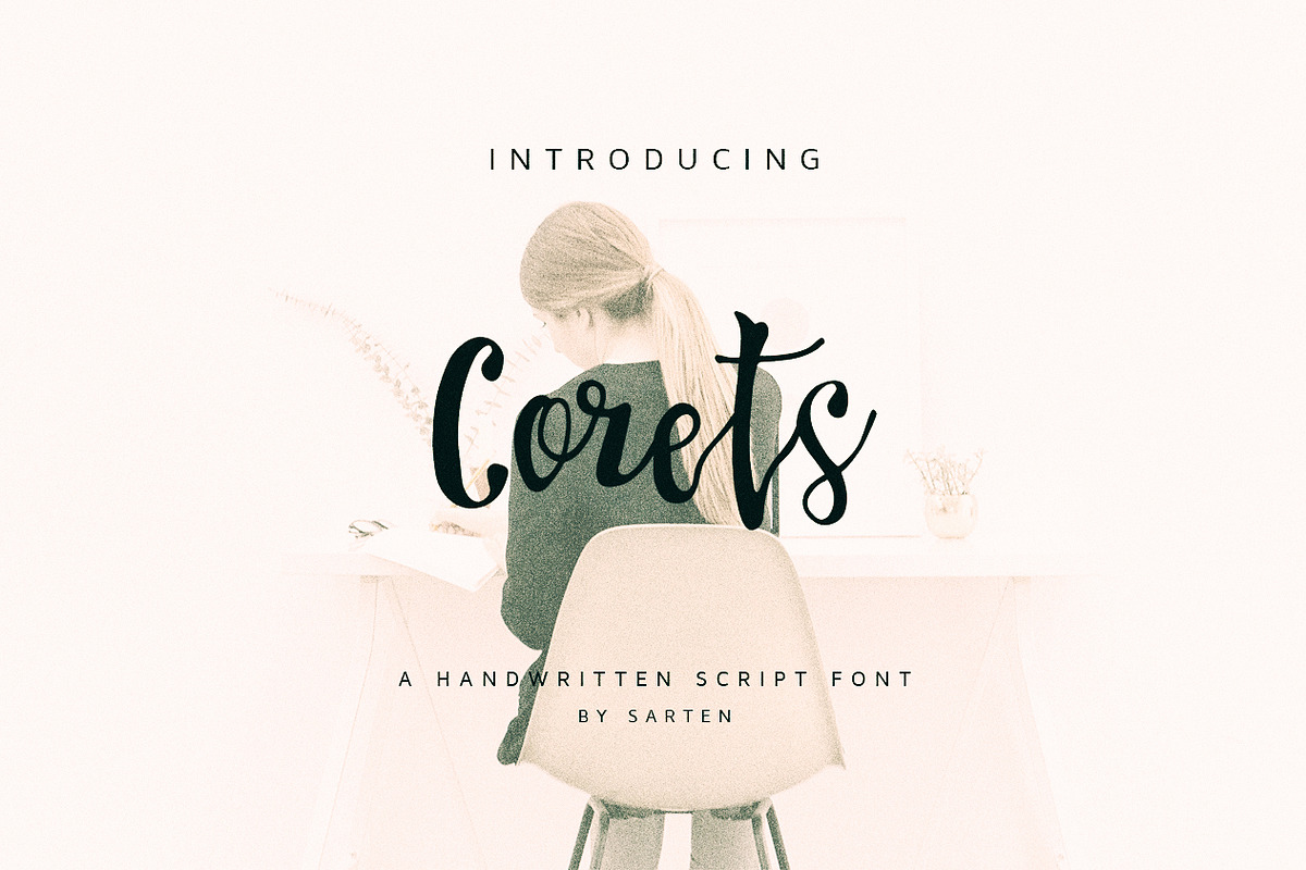 Corets Script in Script Fonts - product preview 8