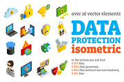 Data Protection Isometric Set