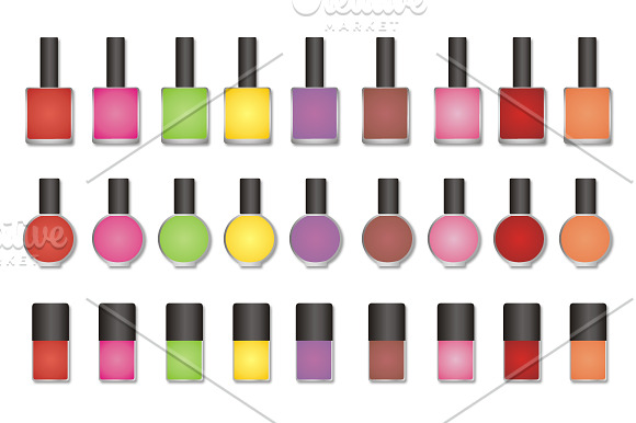 Make up / cosmetic products (Vector) in Objects - product preview 2
