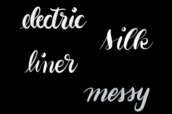 Hand Lettering Collection 2 in Photoshop Brushes - product preview 1