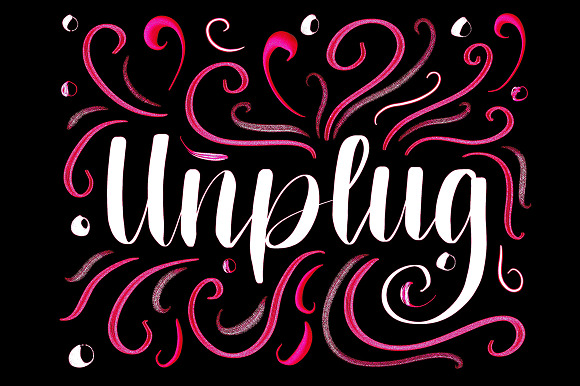 Hand Lettering Collection 2 in Photoshop Brushes - product preview 3