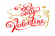 Be My Valentine text