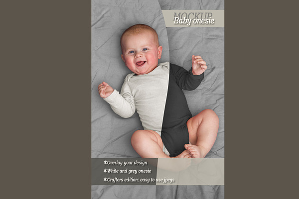 Baby onesie mockup -Crafters edition