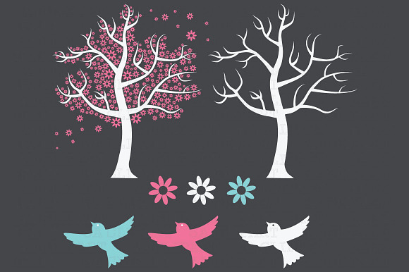 Tree Clipart in Illustrations - product preview 1