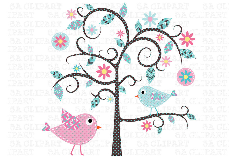 Tree Clipart in Illustrations - product preview 8