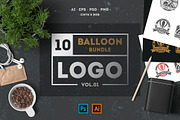 Balloon. Vintage Logo & Badge Vol. 1