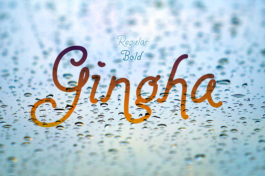 Gingha: A Curly Font in Script Fonts - product preview 8