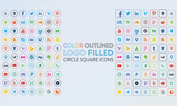 Social Media Icons in Social Media Templates - product preview 6