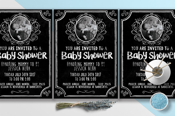 Baby Shower Template Card
