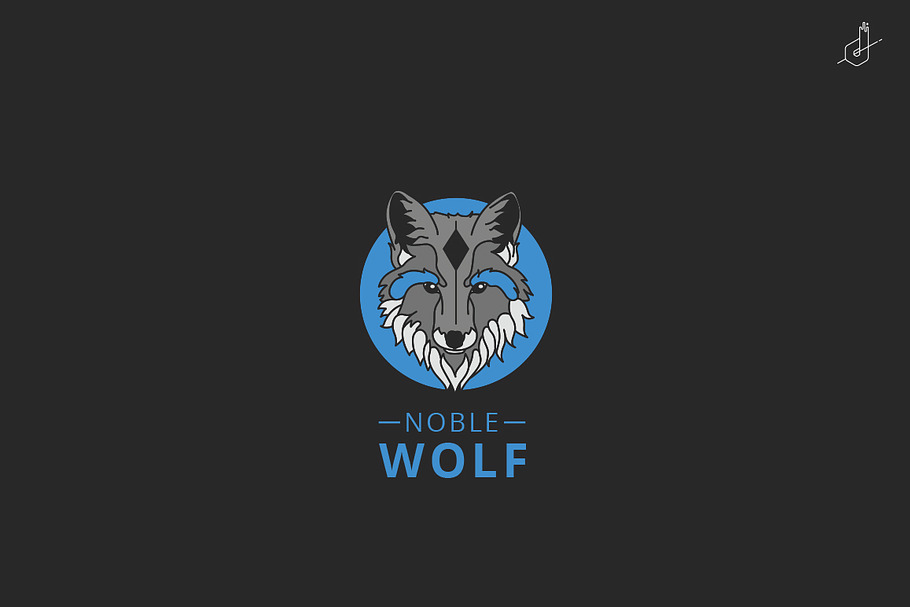 Noble Wolf Logo in Logo Templates - product preview 8