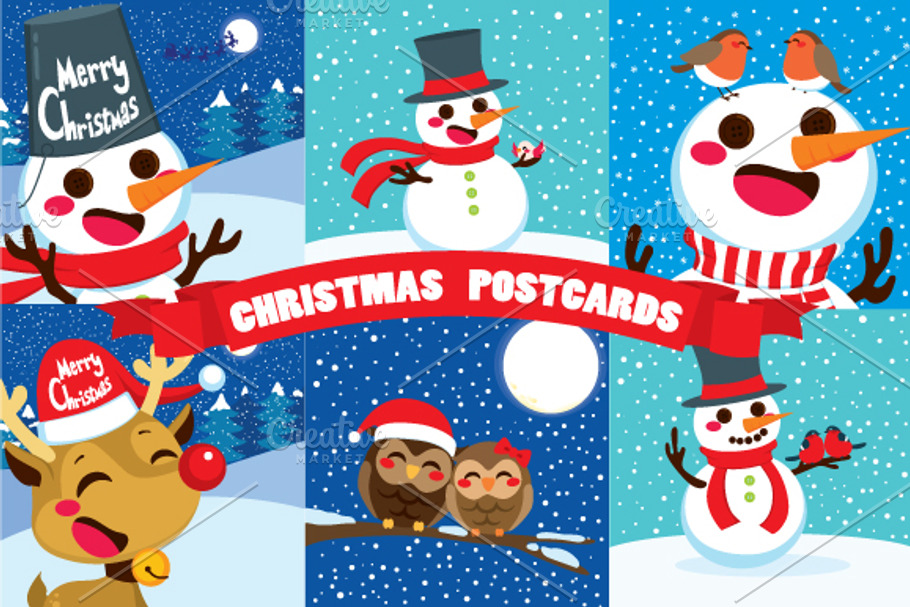 Christmas Postcards Collection
