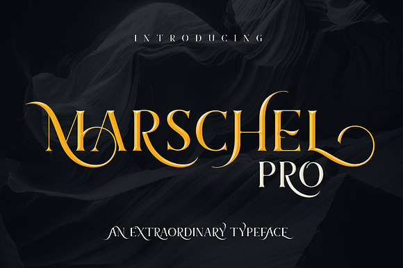Marschel Complete Family in Display Fonts - product preview 17