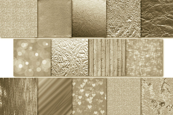 Light Gold Foil Textures/Backgrounds in Textures - product preview 2