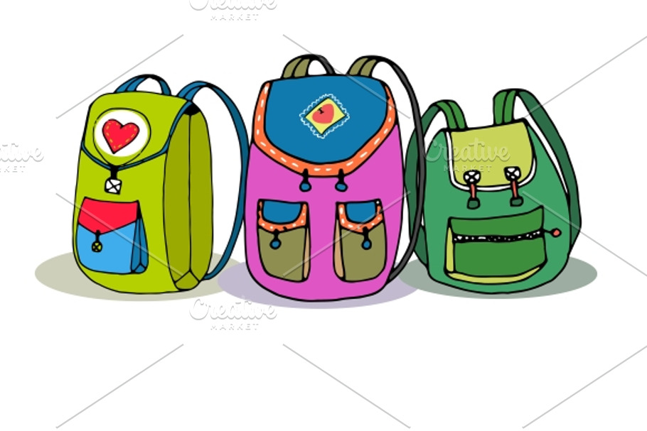 Children Backpacks in Objects - product preview 8