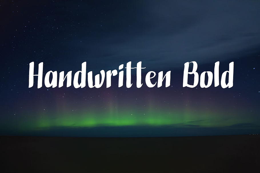 Handwritten Bold in Bold Fonts - product preview 8