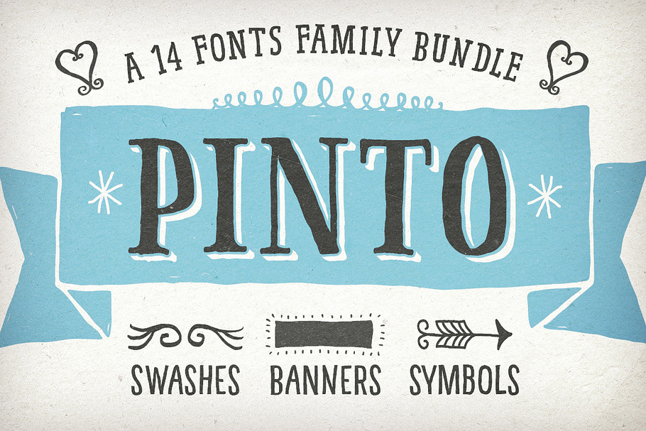 A Hand Drawn & Lettered Bundle in Lettering Fonts - product preview 8
