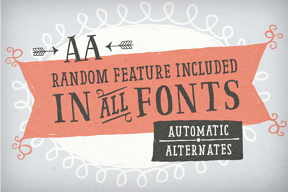 A Hand Drawn & Lettered Bundle in Lettering Fonts - product preview 7