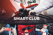 Smart Club Mockups and Stock Photos
