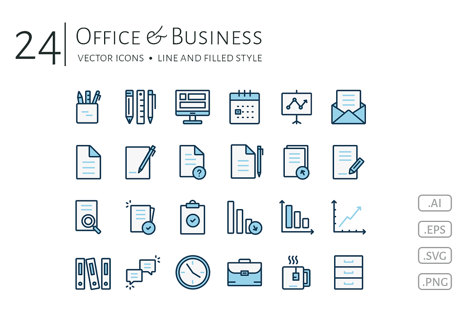 Office & Business Icon Set in Business Icons - product preview 8