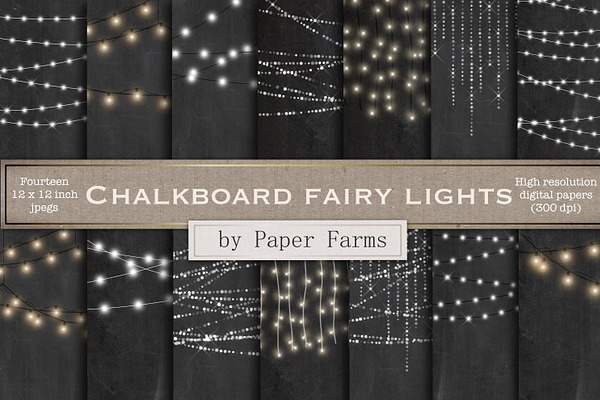 Chalkboard Fairy Lights