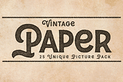 Vintage Paper Photo Pack