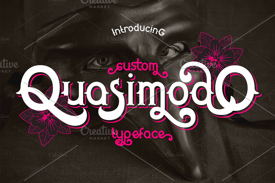 Quasimodo font in Display Fonts - product preview 8