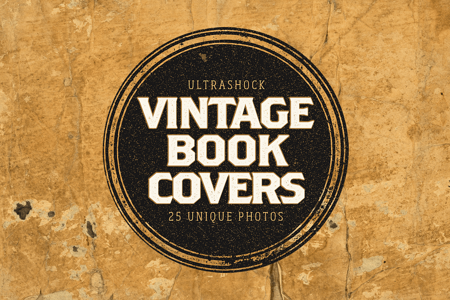 Vintage Book Covers Photo Pack in Textures - product preview 8