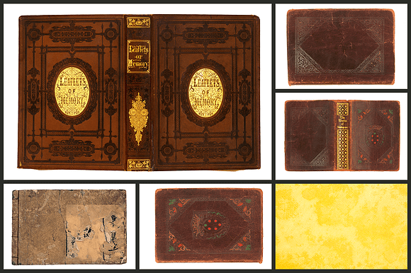Vintage Book Covers Photo Pack in Textures - product preview 4