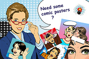 Big comic posters collection