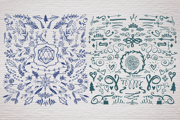 350 Hand Drawn Design Elements in Skull Icons - product preview 1