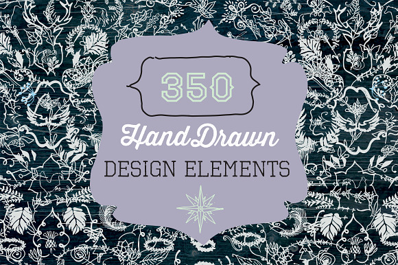 350 Hand Drawn Design Elements in Skull Icons - product preview 4