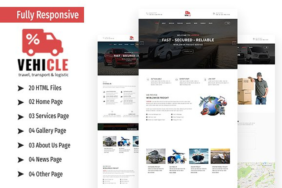 Vehicle - Bootstrap Template