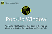 Pop-Up Window Adobe Muse Widget