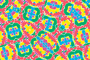 Geometric Multicolored Seamless Pattern