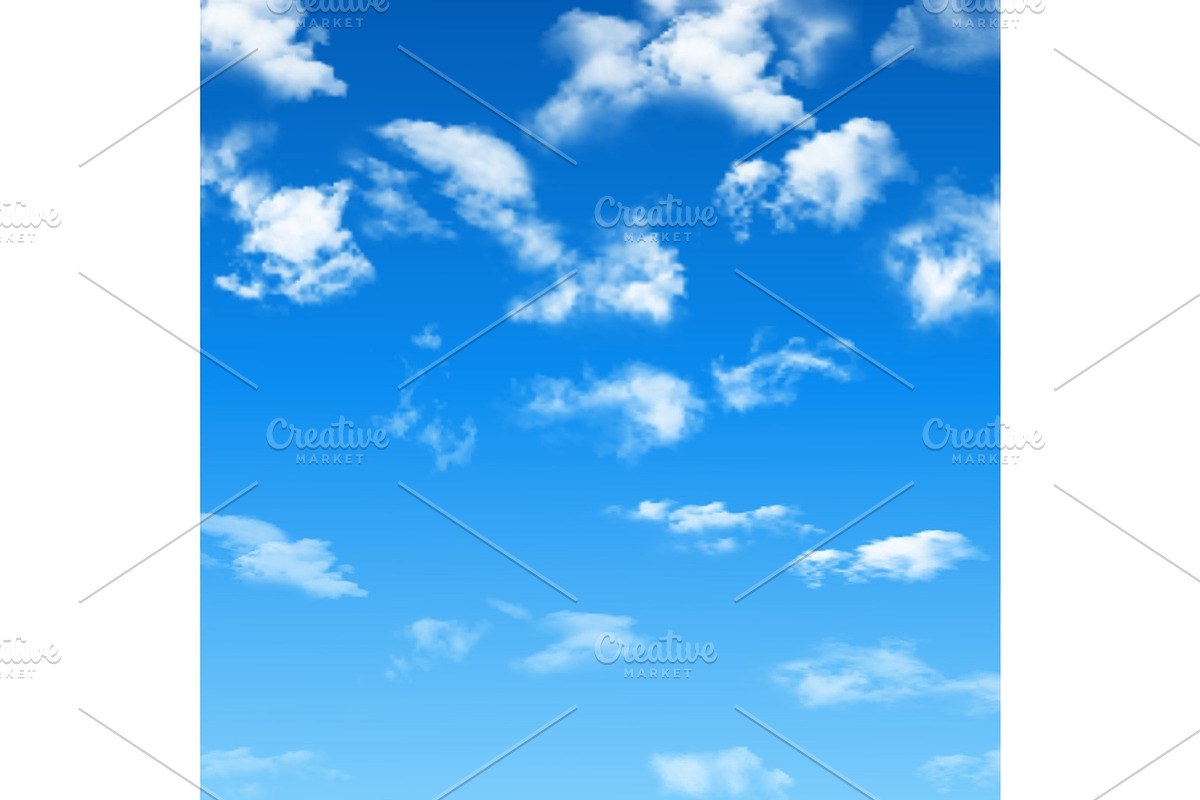 Blue sky with clouds. in Illustrations - product preview 8